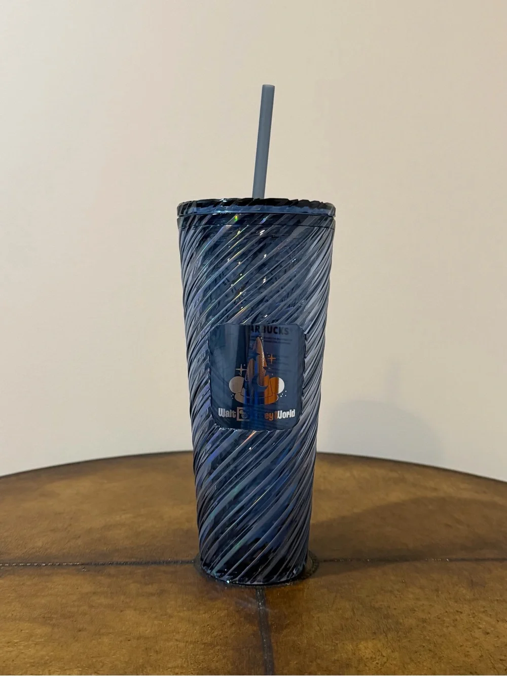 New Disney World Fantasia Sorcerer Mickey 85th Anniv. Starbucks Tumbler & Straw